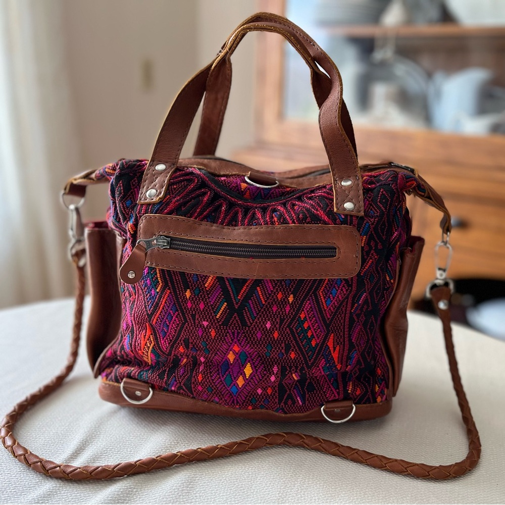 Nena and Co Heritage & Society Collection Convertible Satchel EUC